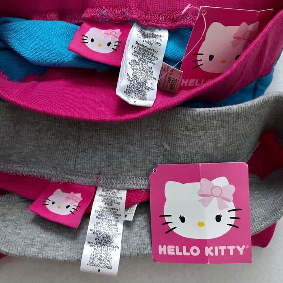 Hello Kitty NWT Loungewear Jogger for Girls 6 - Picture 8 of 9